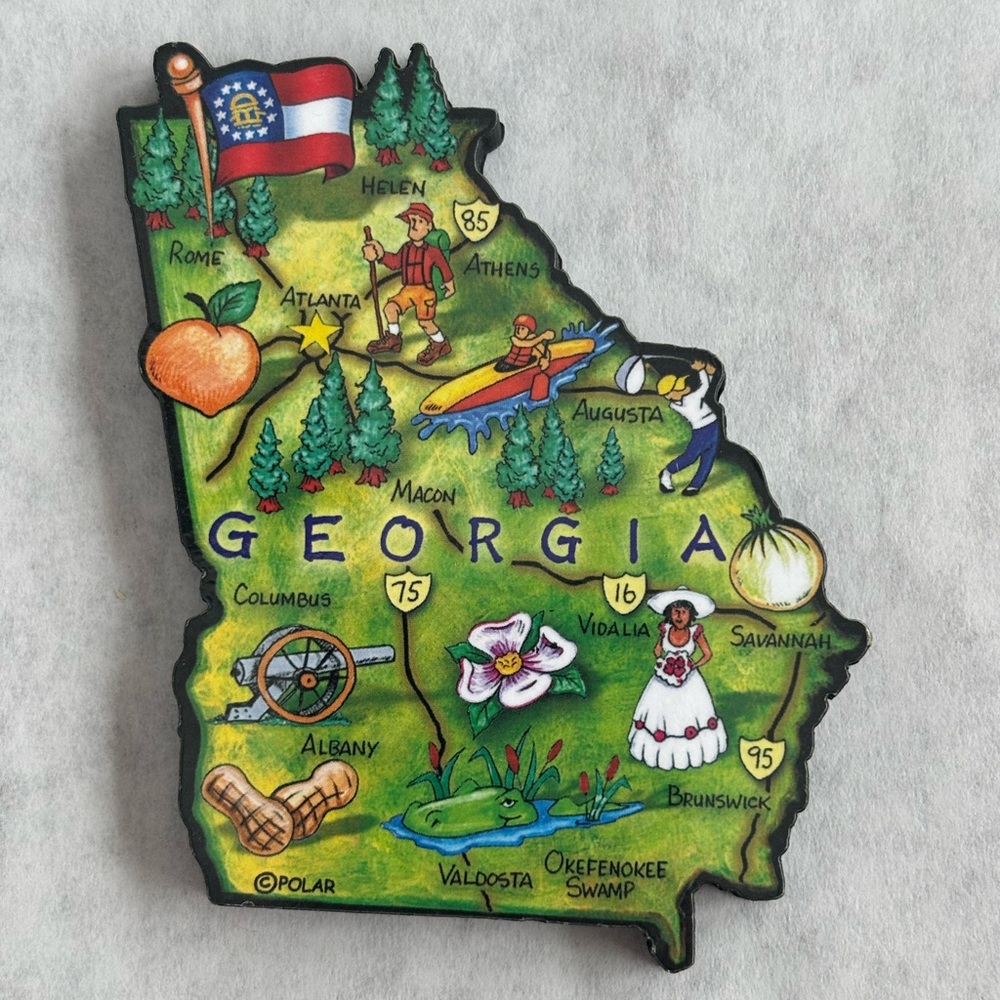 Georgia State Souvenir Magnet
